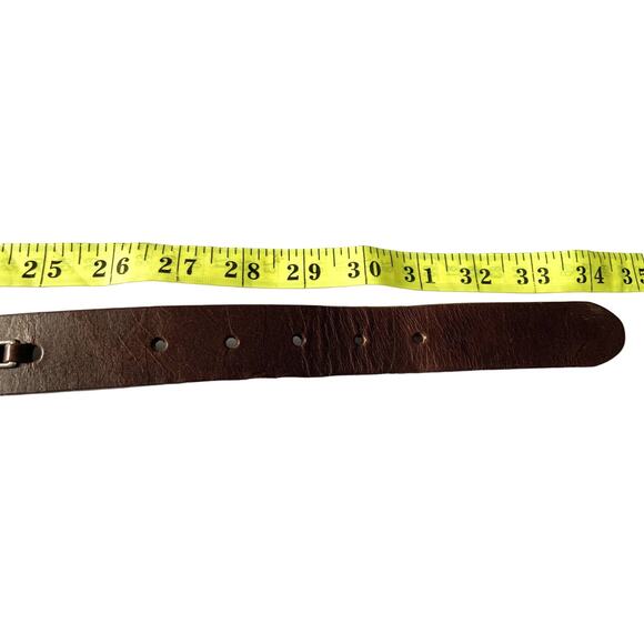 Womens Conch Belt Brown Golden Buckle B63 main image 5